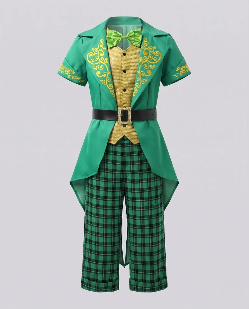 Damen Kostüm als fröhliche Leprechaun Nord Taschen
