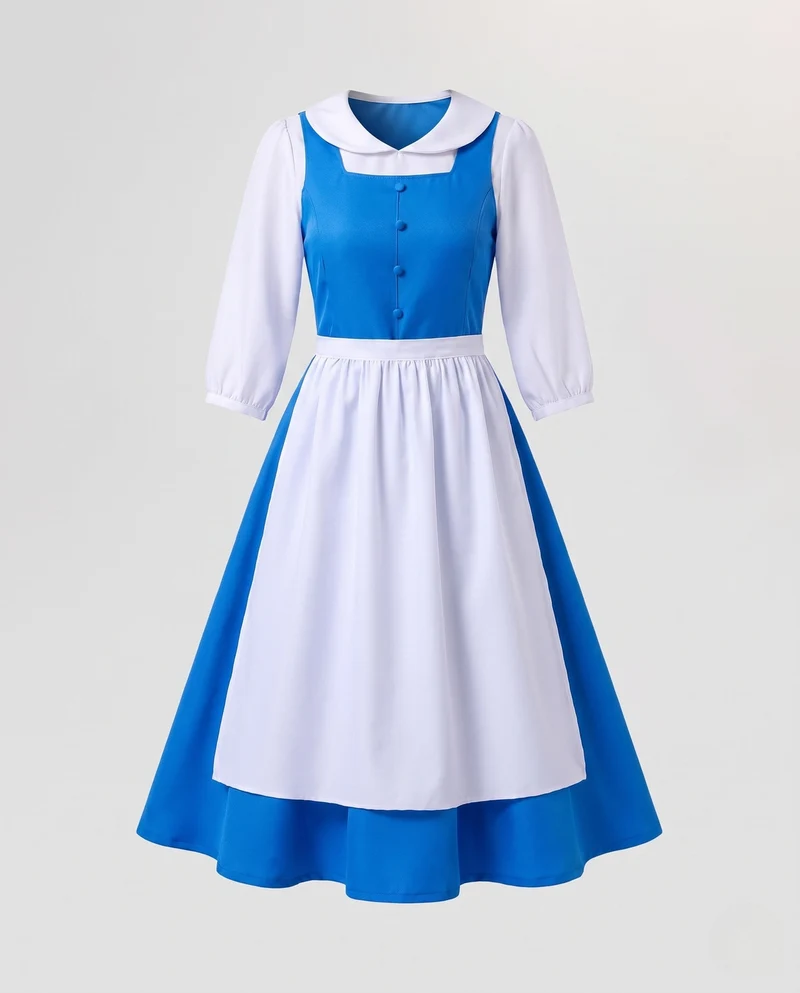 Damen Kostümkleid im klassischen Märchenstil Nord Taschen