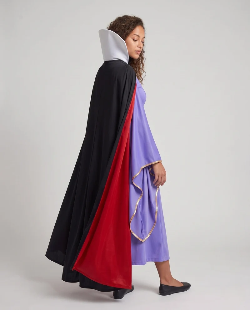 Damen Märchenhafte Hexenkleidung mit voluminösem Umhang Nord Taschen