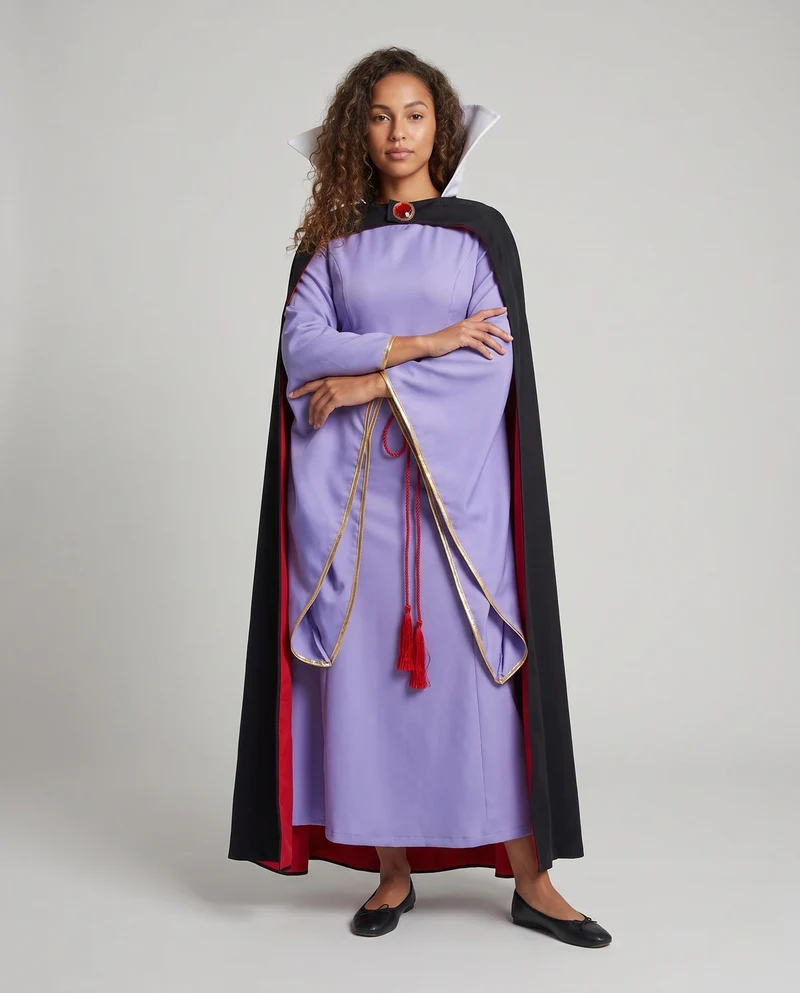 Damen Märchenhafte Königinnenrobe mit elegantem Umhang Nord Taschen