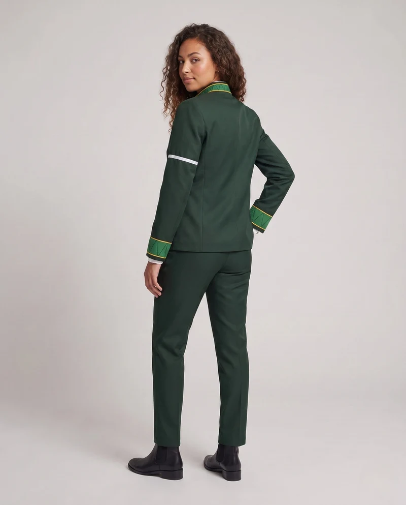 Damen Kostümset mit Jacket, Hose, Hemd und Gürtel Nord Taschen