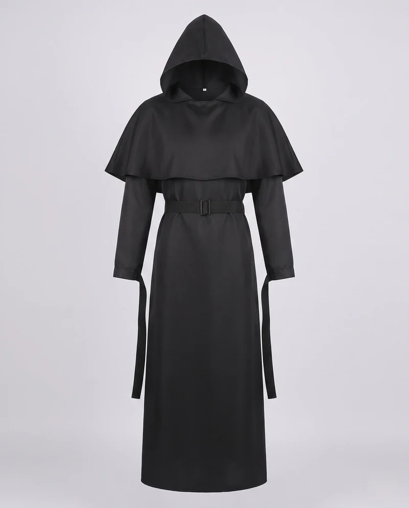 Damen Kostümset mit Umhang, Unterwäsche und Gürtel Nord Taschen