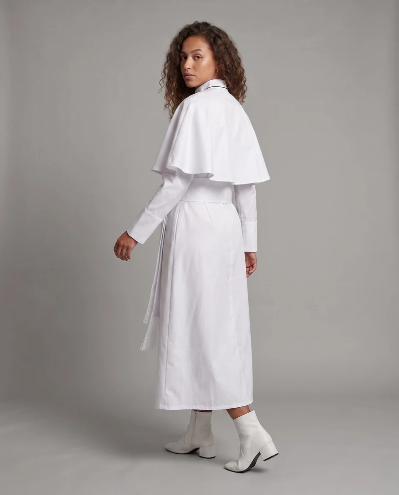 Damen Liturgisches Gewand mit eleganter Kragenpartie und stylischem Umhang Nord Taschen