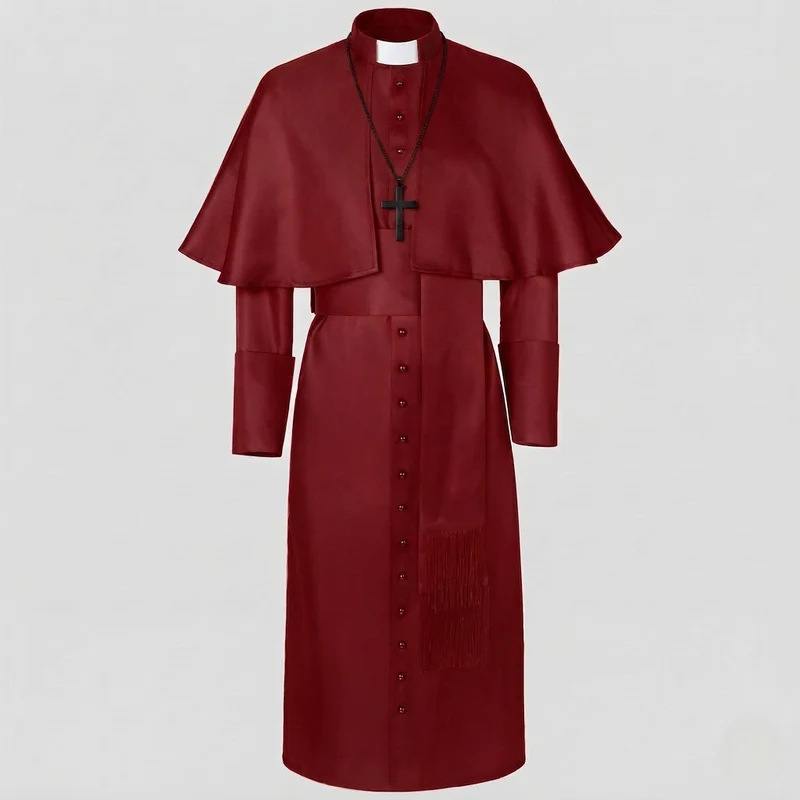 Damen Liturgisches Gewand mit eleganter Kragenpartie und stylischem Umhang Nord Taschen