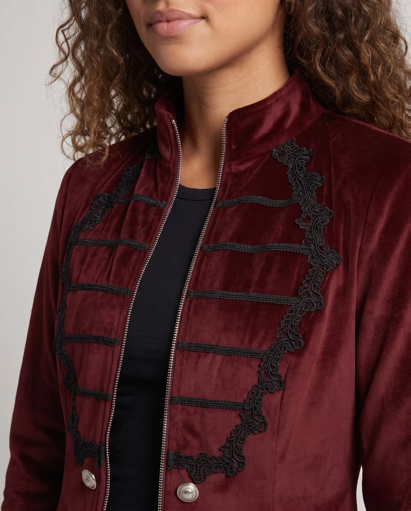 Damen modischer Langzeit-Blazer mit eleganter Frontpartie Nord Taschen