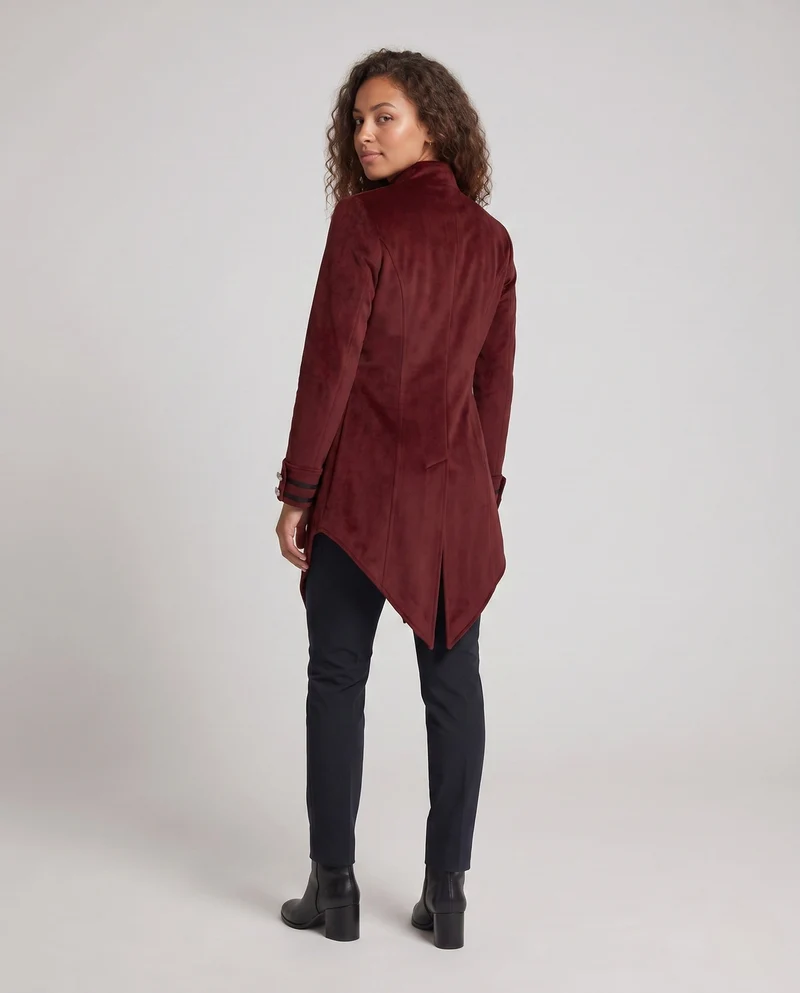 Damen modischer Langzeit-Blazer mit eleganter Frontpartie Nord Taschen