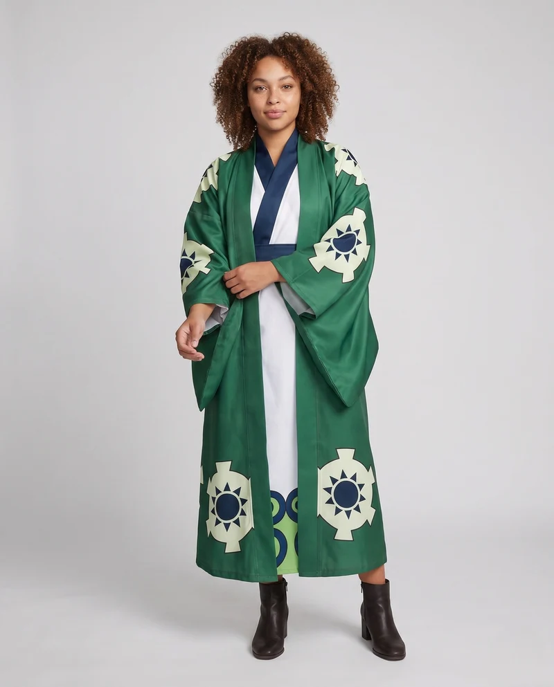 Damen traditionelles Kimono-Kostüm mit kunstvollen Verzierungen Nord Taschen
