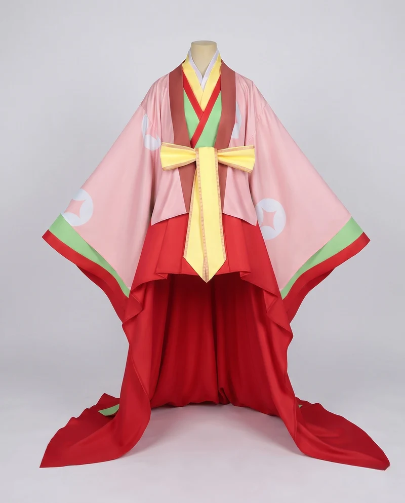 Damen traditionelles Kimono-Set mit kunstvollen Verzierungen und Schleifen Nord Taschen