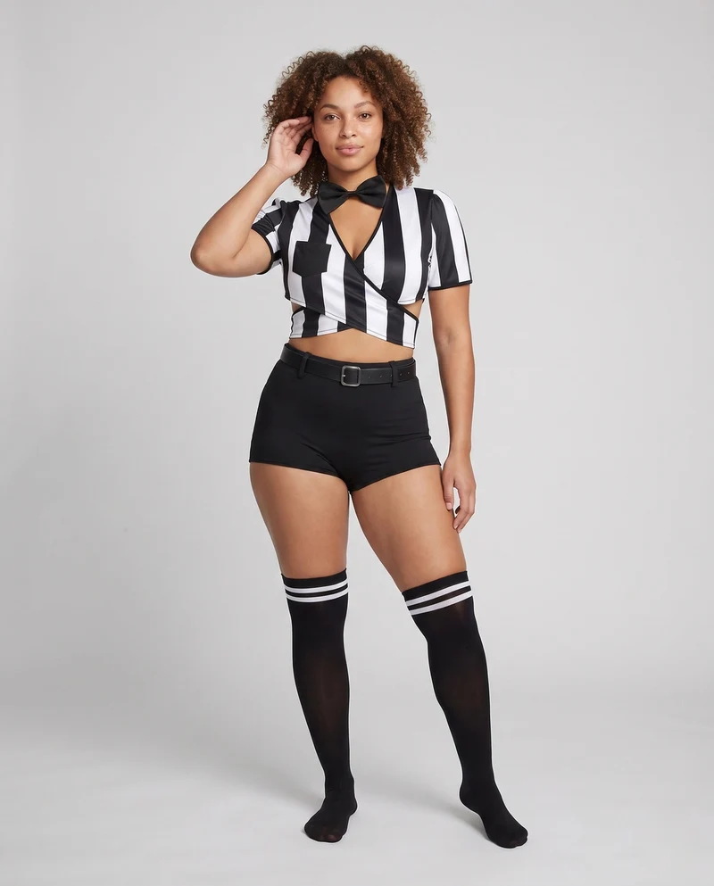 Damen Verspielt sportliches Kostümset mit Oberteil, Shorts und Accessoires Nord Taschen