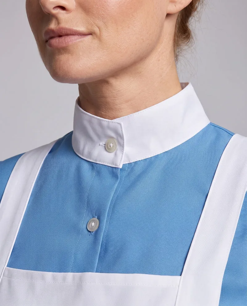 Damen Vintage Krankenschwesternkleid mit weißem Schürzen-Akzent Nord Taschen