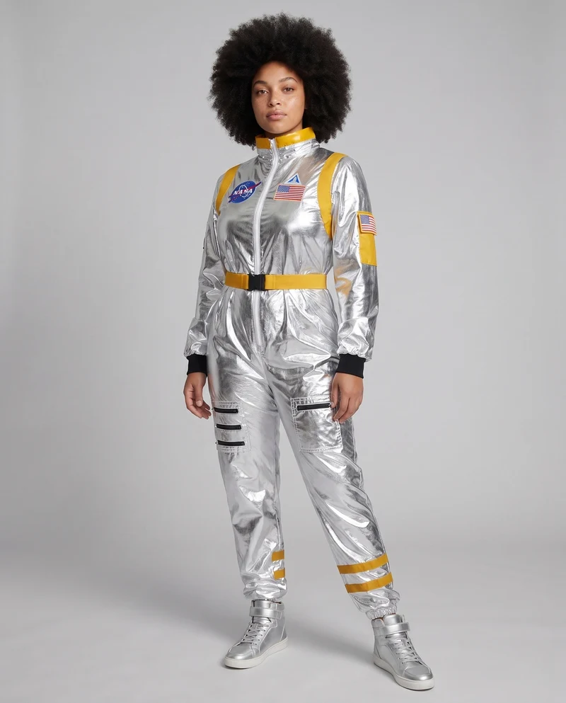 Damen Astronautenanzug mit Zubehör Nord Taschen