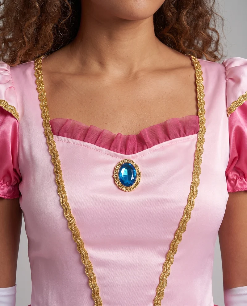 Damen Märchenhaftes Prinzessinnenkleid mit glitzerndem Tüll und eleganten Rüschen Nord Taschen
