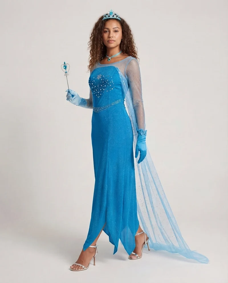 Damen Märchenhaftes Prinzessinnenkleid mit glitzernden Details Nord Taschen