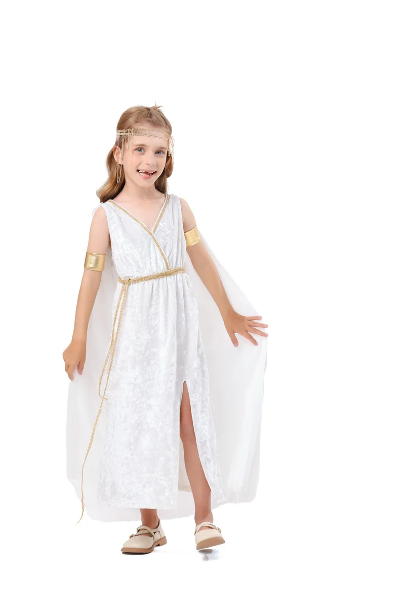 Damen mythologisches Kostümkleid mit fließendem Umhang Nord Taschen