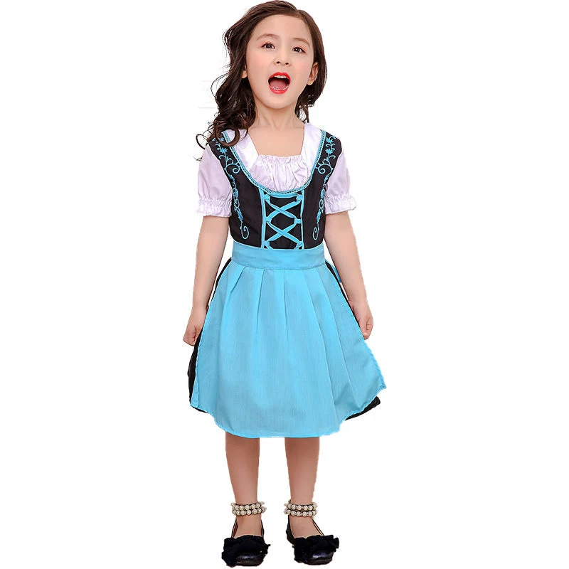 Damen nostalgisches Trachtenkleid Nord Taschen
