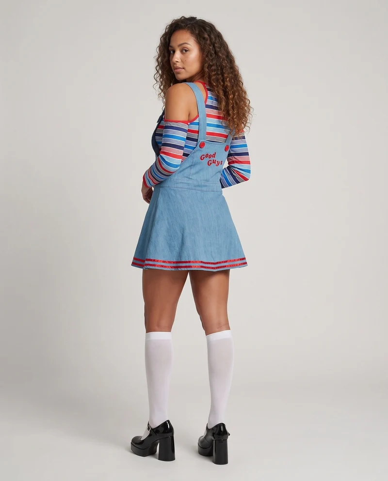 Damen Overall-Kleid mit lustigem Retro-Design Nord Taschen