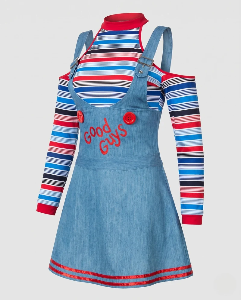 Damen Overall-Kleid mit lustigem Retro-Design Nord Taschen