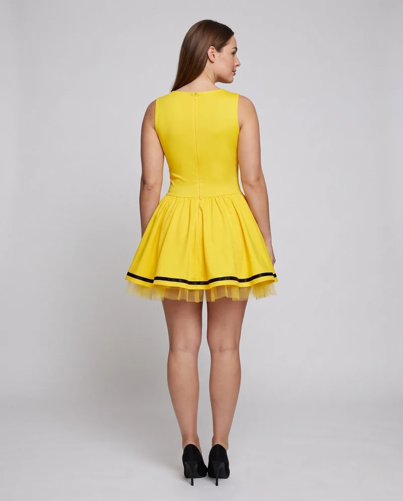 Damen Pikachu-Kostümkleid mit fröhlichem Tüllrock Nord Taschen