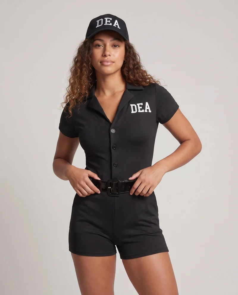 Damen Polizeiuniform Kostümset Nord Taschen