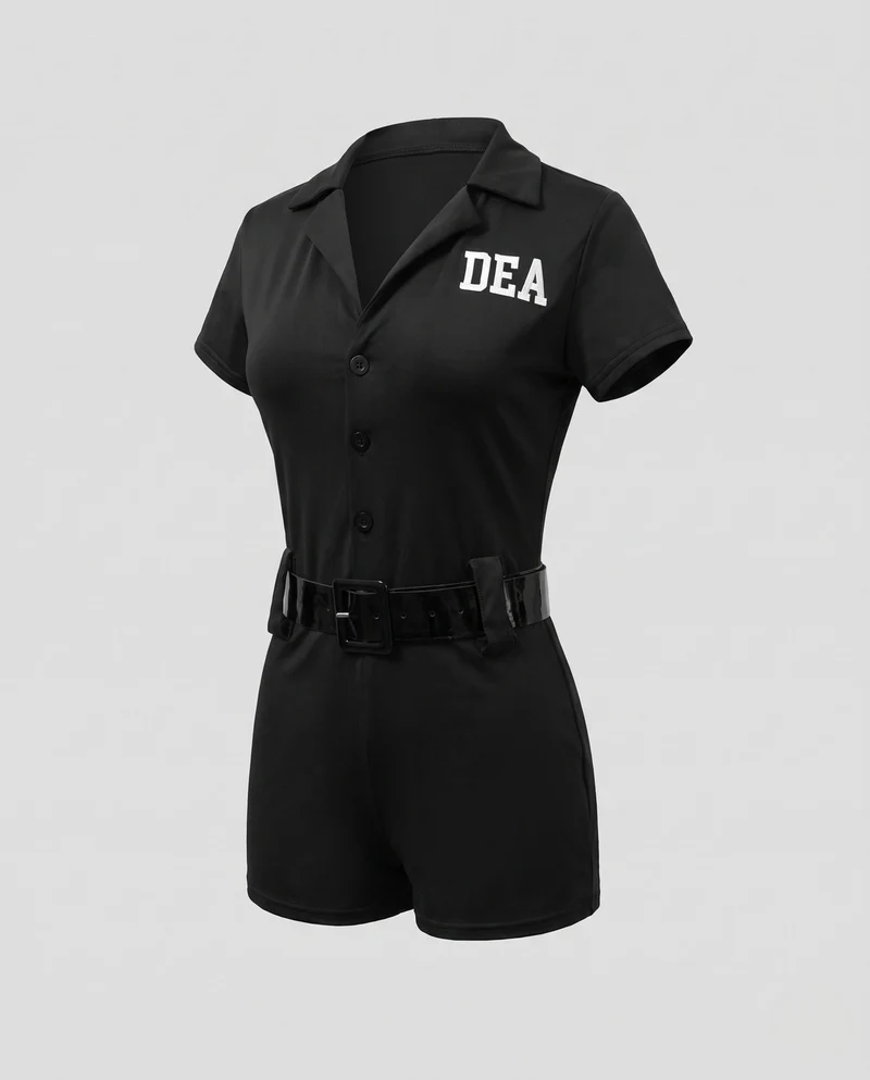 Damen Polizeiuniform Kostümset Nord Taschen