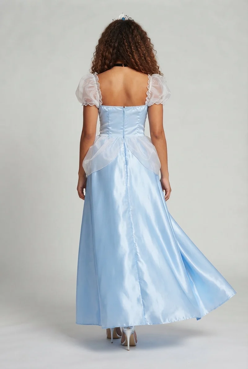 Damen Prinzessinnen Abendkleid mit schimmerndem Tüll Nord Taschen