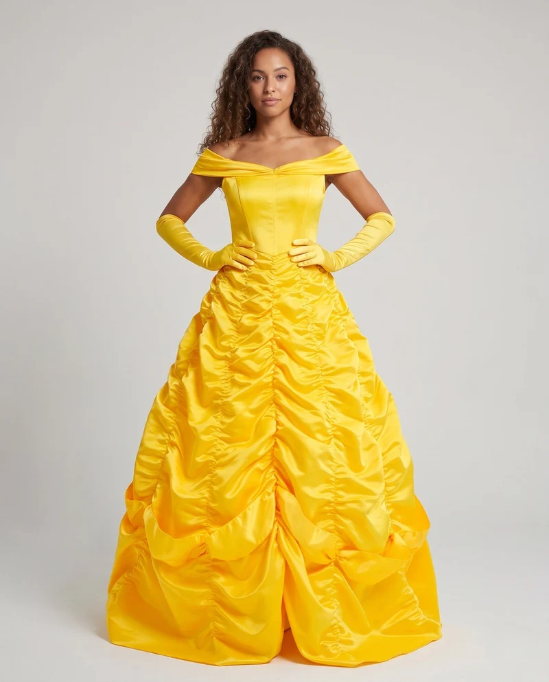 Damen Prinzessinnen Ballkleid Nord Taschen
