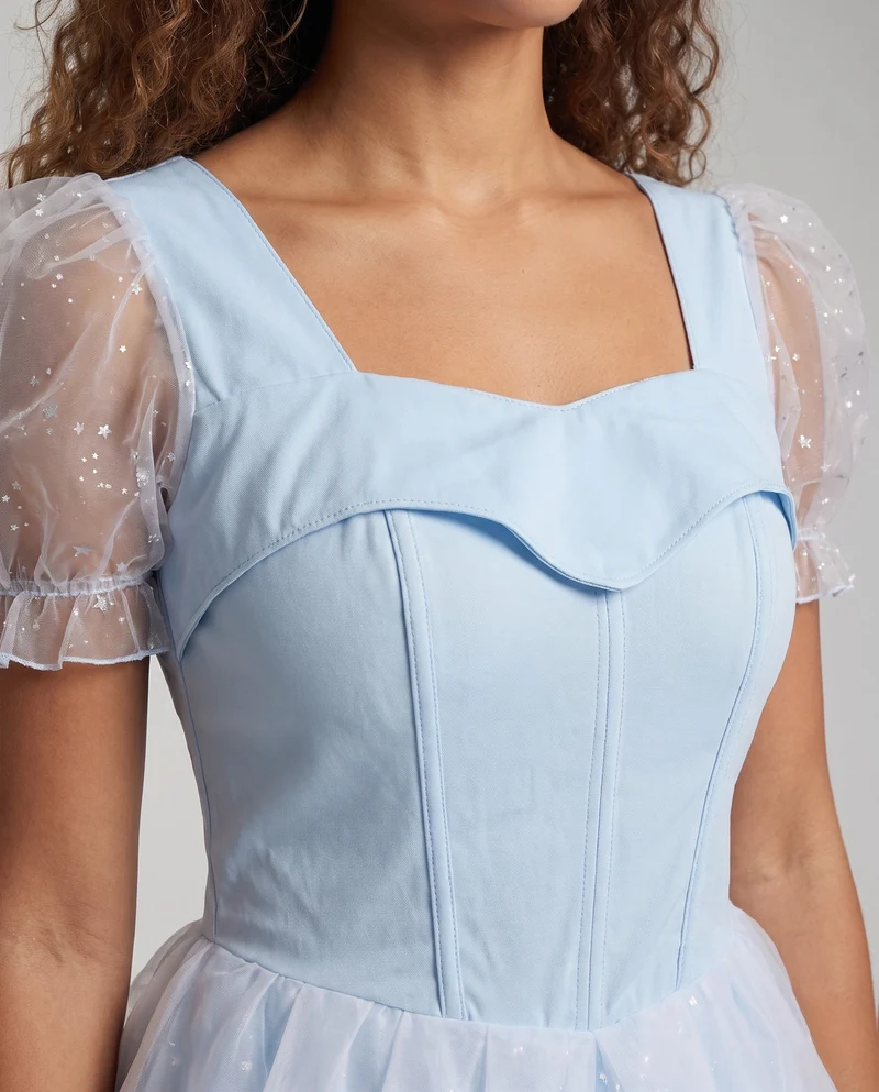 Damen Prinzessinnen Ballkleid mit funkelnden Akzenten Nord Taschen