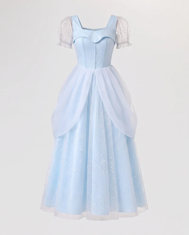 Damen Prinzessinnen Ballkleid mit funkelnden Akzenten Nord Taschen