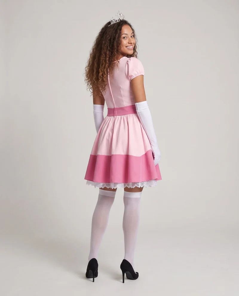 Damen Prinzessinnenkleid mit romantischen Rüschendetails und eleganten Akzenten Nord Taschen