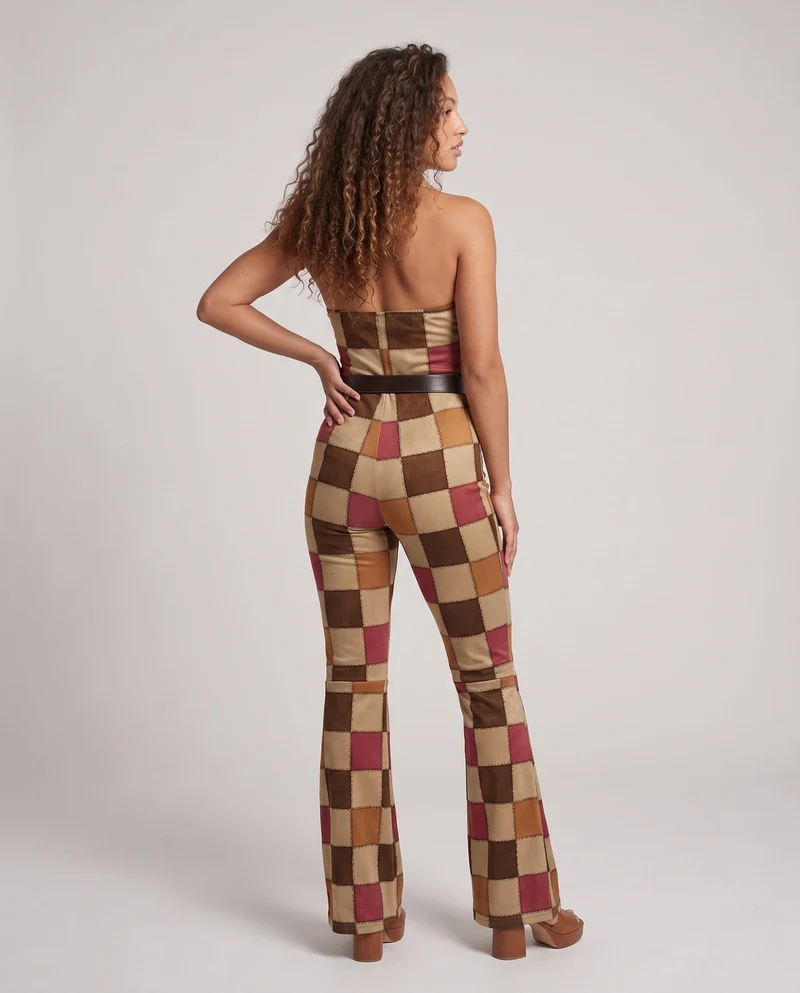 Damen Retro Overall im Schlangenleder-Look Nord Taschen
