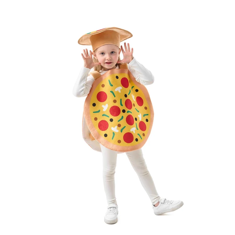 Mädchen Pizza-Kostüm Nord Taschen