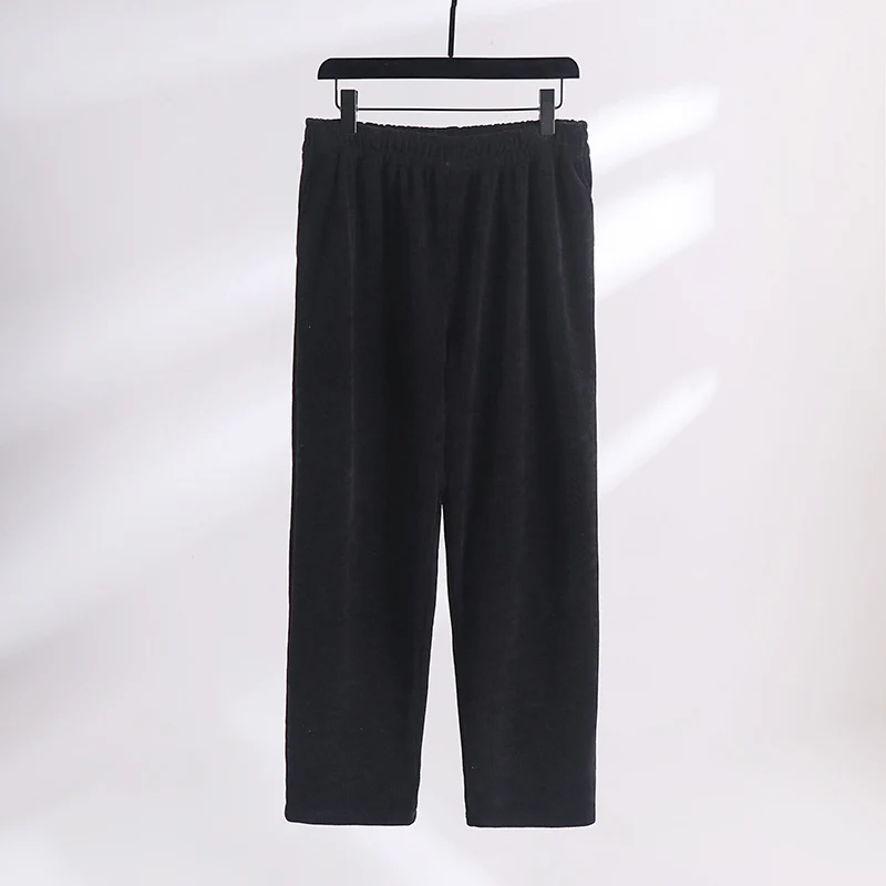 Damen Weite Cordhose mit elastischem Bund, Eingrifftaschen und geradem Bein Nord Taschen
