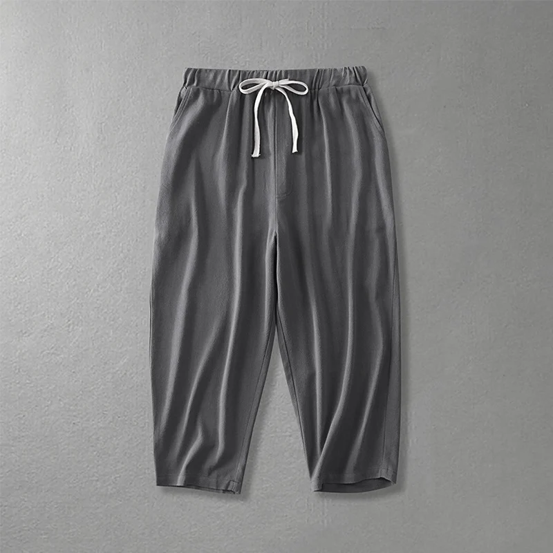 Damen Locker geschnittene Freizeit-Hose mit elastischem Bund und Tunnelzug Nord Taschen