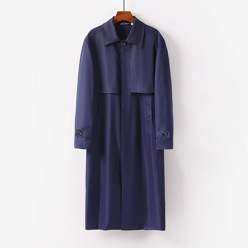 Damen leichter Trenchcoat mit verdeckter Knopfleiste und Schultercape Nord Taschen