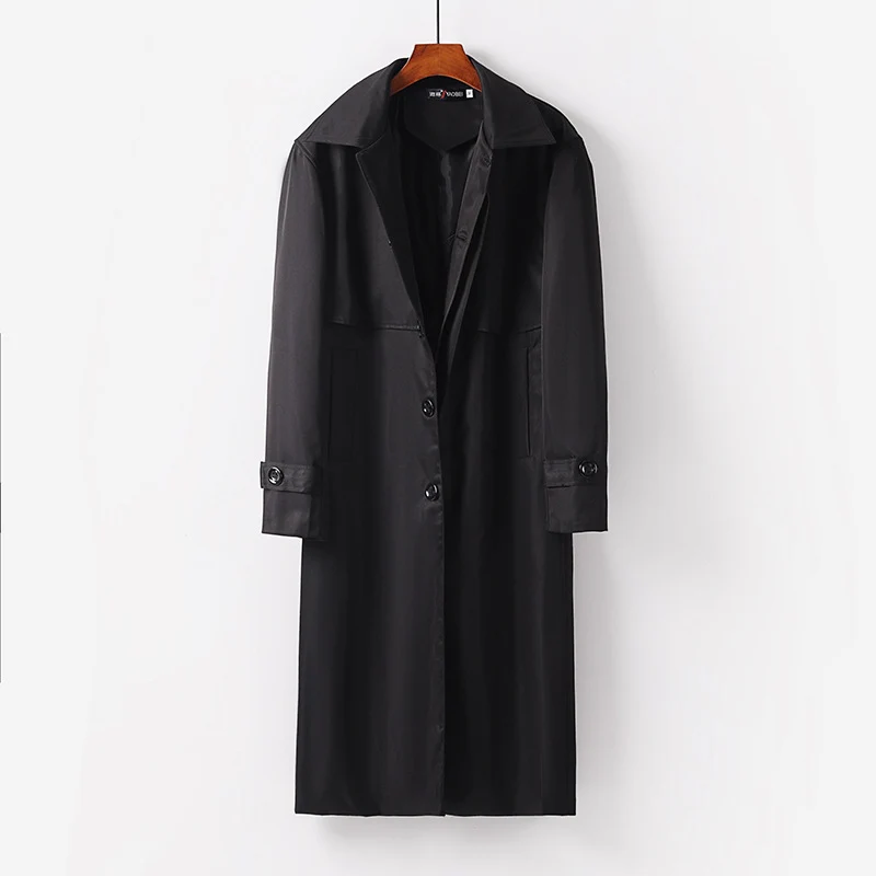 Damen leichter Trenchcoat mit verdeckter Knopfleiste und Schultercape Nord Taschen
