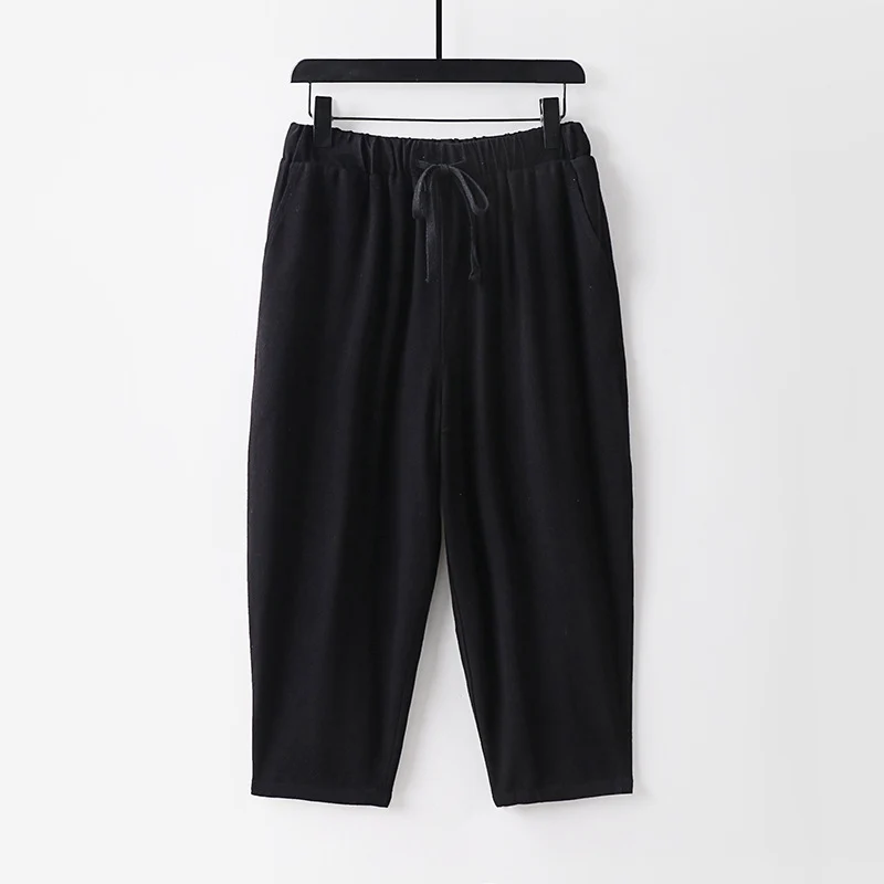Damen Lässige Jogginghose mit Zugband und weitem Bein Nord Taschen