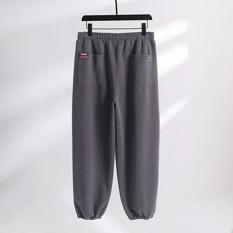 Damen Lässige Jogginghose aus weichem Baumwoll-Mix mit Tunnelzug und elastischen Knöchelbündchen Nord Taschen