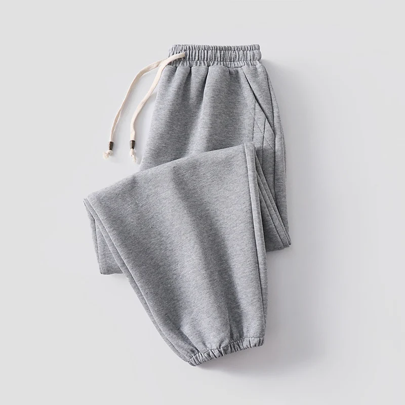 Damen Lässige Jogginghose aus weichem Baumwoll-Mix mit Tunnelzug und elastischen Knöchelbündchen Nord Taschen