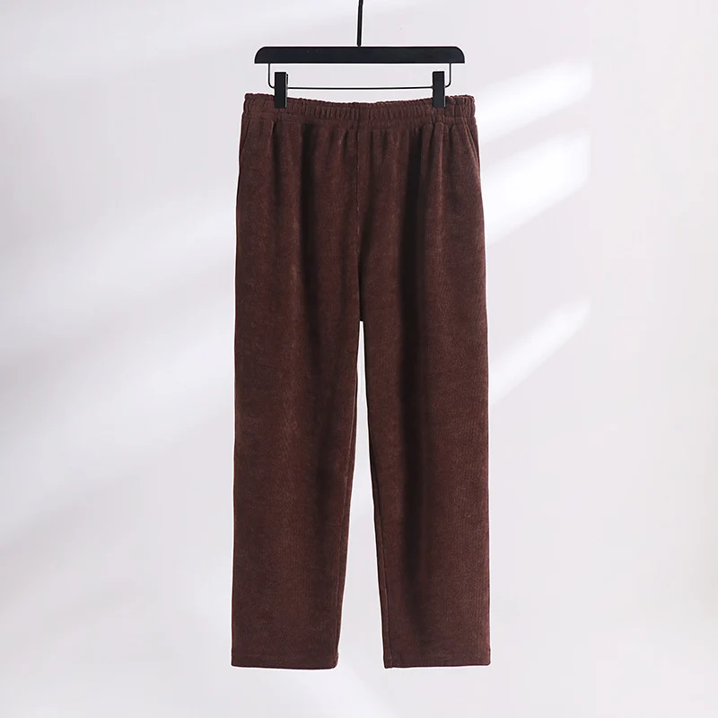 Damen Cordhose mit elastischem Bund weitem Bein und Eingrifftaschen Nord Taschen