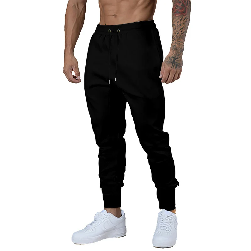 Herren Slim-Fit Jogginghose mit elastischem Bund und Rippbündchen Nord Taschen