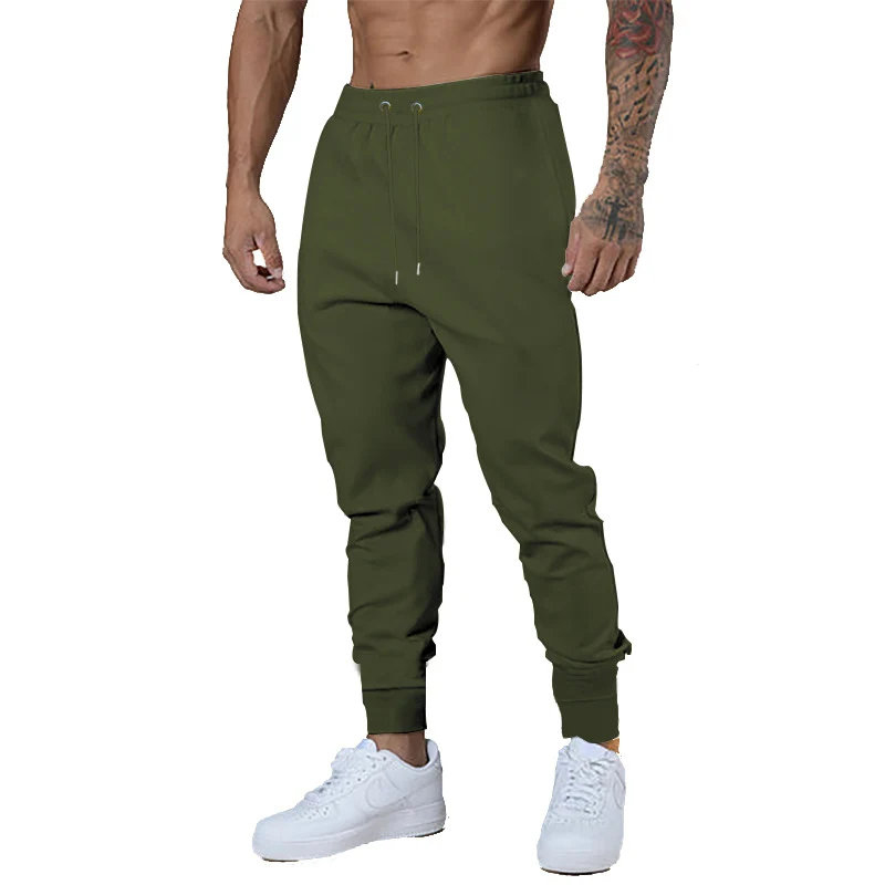 Herren Slim-Fit Jogginghose mit elastischem Bund und Rippbündchen Nord Taschen