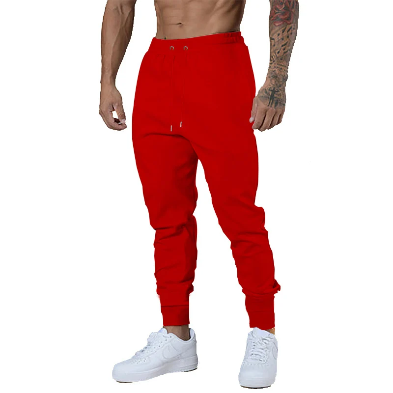 Herren Slim-Fit Jogginghose mit elastischem Bund und Rippbündchen Nord Taschen