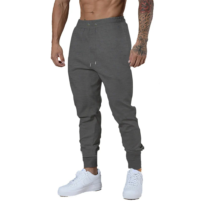 Herren Slim-Fit Jogginghose mit elastischem Bund und Rippbündchen Nord Taschen