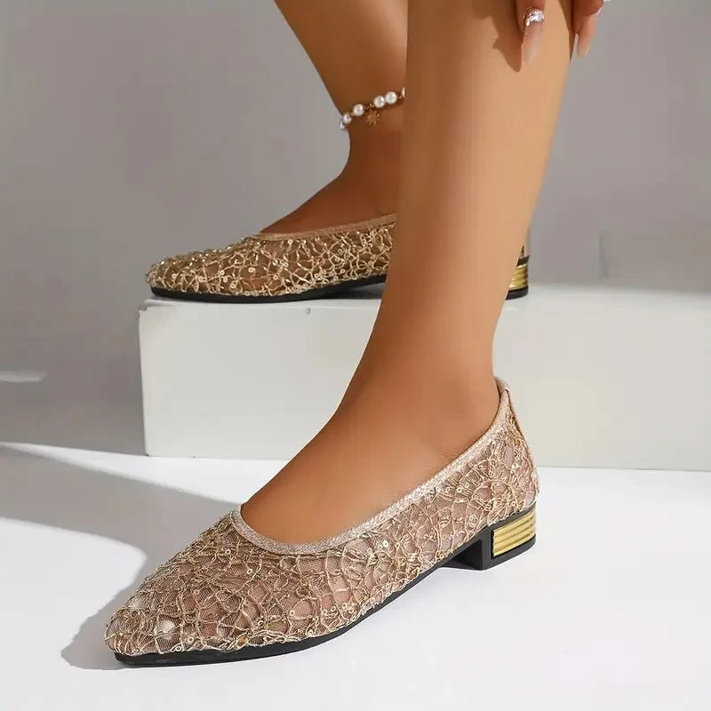 Orthopädische Ballerinas mit Spitze - Vittorelli