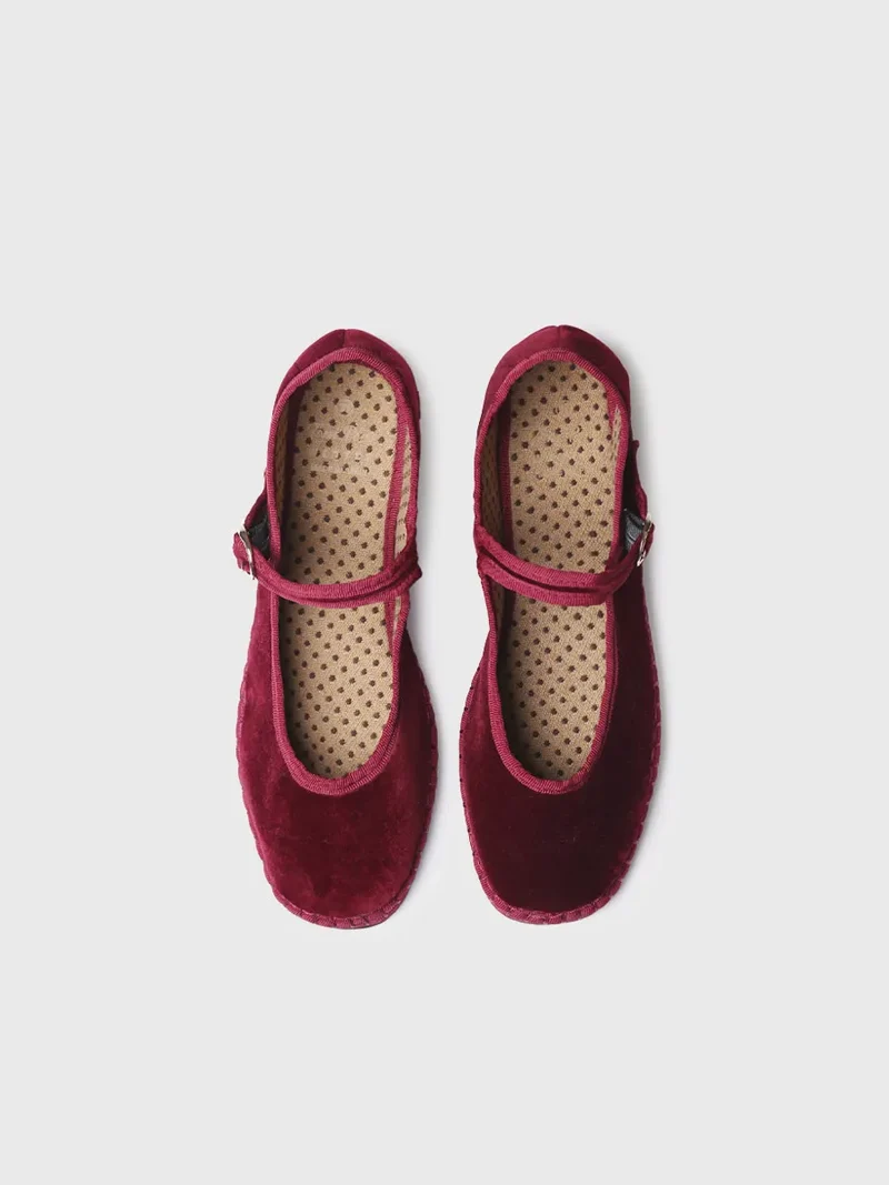 Mary Jane para mujer en terciopelo | CLOE