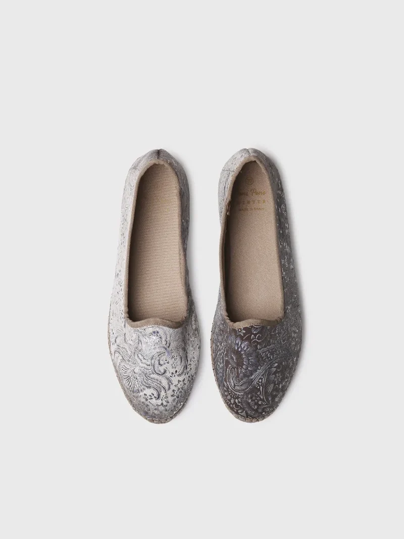 Bailarinas de tejido Jacquard aterciopelado para mujer | CATIA