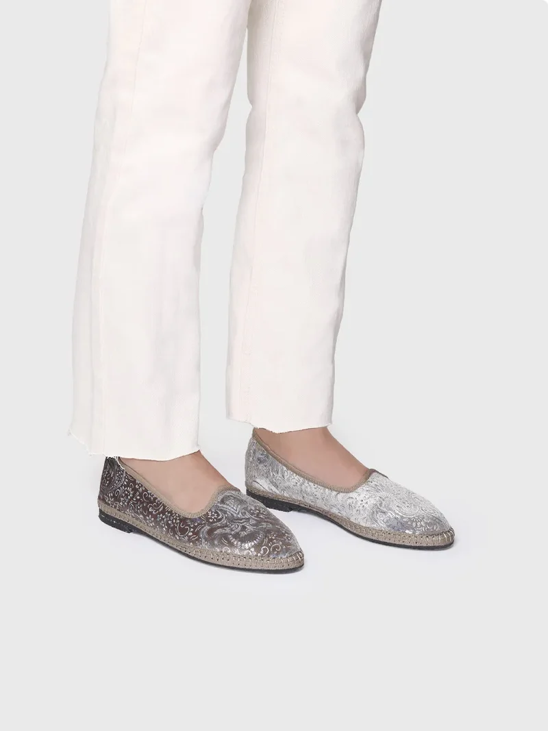 Bailarinas de tejido Jacquard aterciopelado para mujer | CATIA