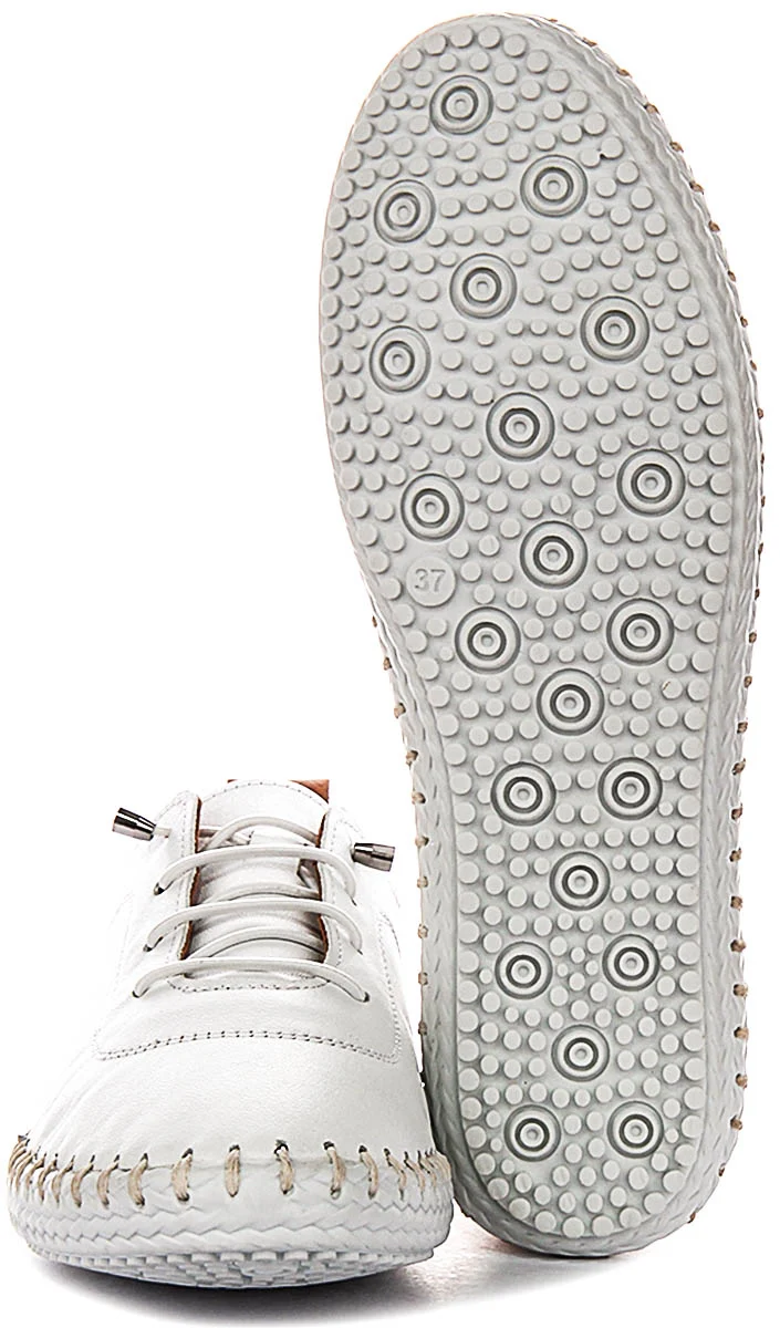 Justinreess England Lexi 2 In White Tan For Women