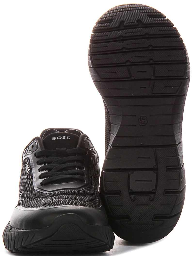 Boss Motion Knit In Black For Men