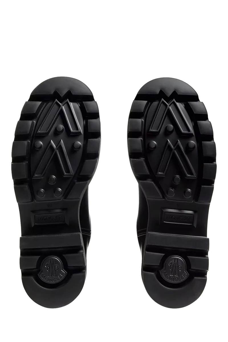 Moncler Damen Regenstiefel Kickstream Schwarz